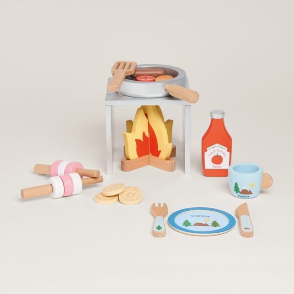 Wooden Campfire Cooking Set - Image 3
