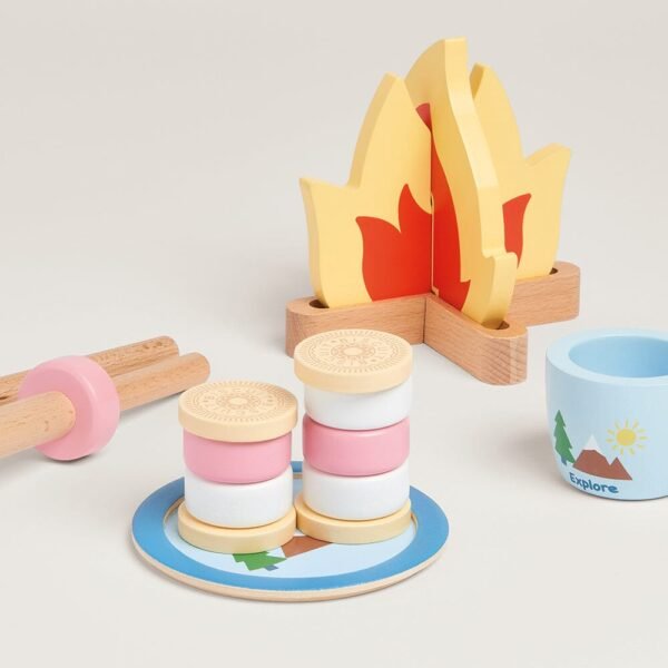 Wooden Campfire Cooking Set - Image 4
