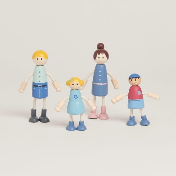 Wooden Doll's House Family - Image 2