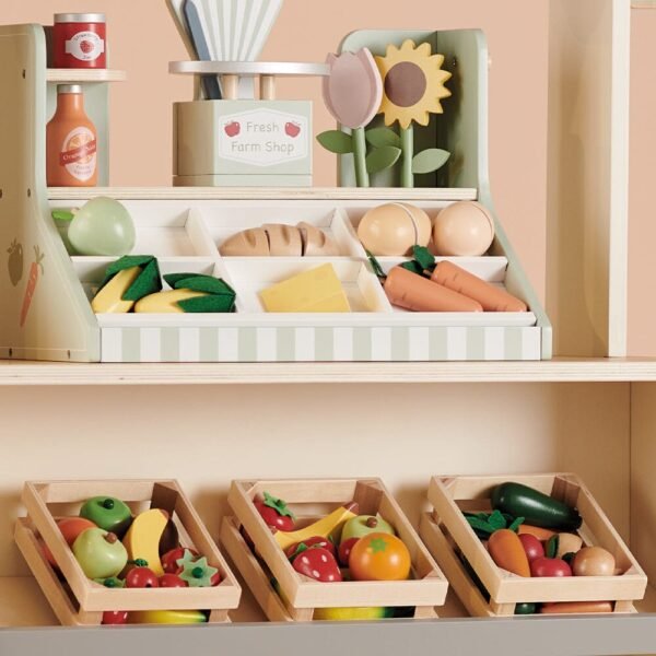 Five-A-Day Wooden Veg Box - Image 4