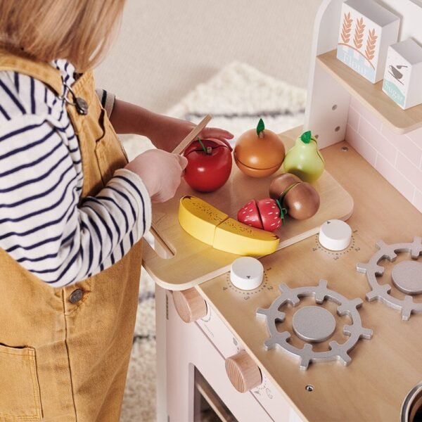Wooden Toy Cutting Fruit Set - Image 2