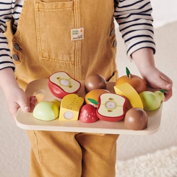 Wooden Toy Cutting Fruit Set - Image 4