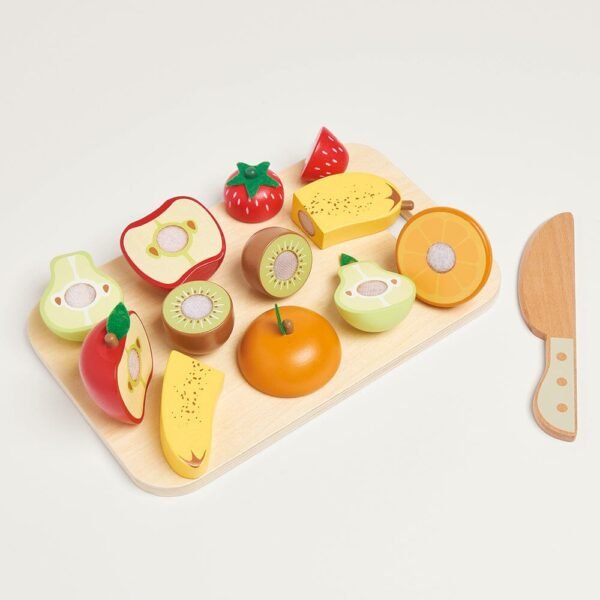 Wooden Toy Cutting Fruit Set - Image 5