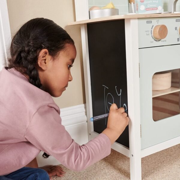 Let's Bake Wooden Play Kitchen Set, Mint - Image 8