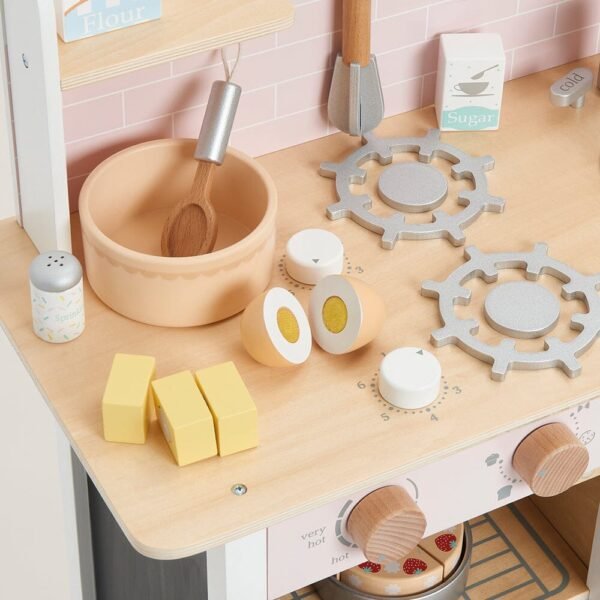 Let's Bake Play Kitchen, Pale Pink - Image 4