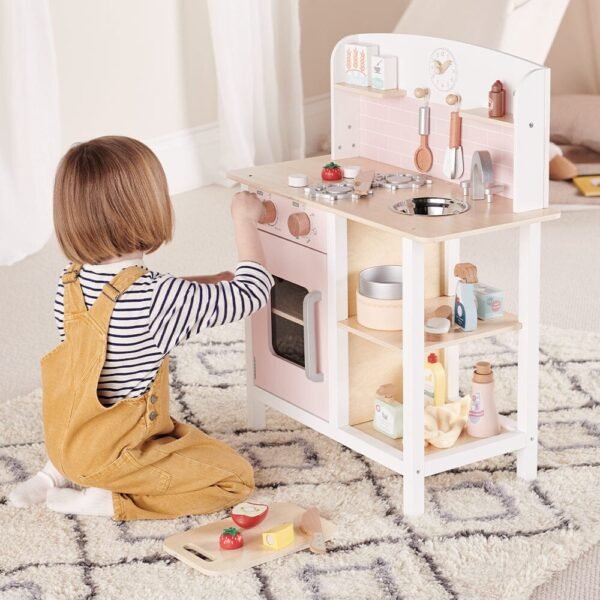 Let's Bake Play Kitchen, Pale Pink - Image 2