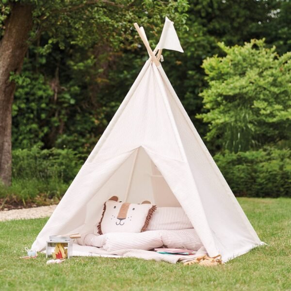 Play Teepee, Natural Stripe - Image 2