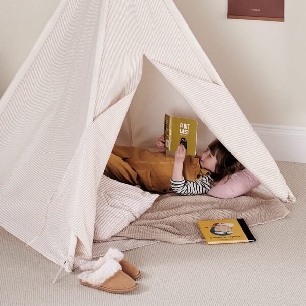 Play Teepee, Natural Stripe - Image 4