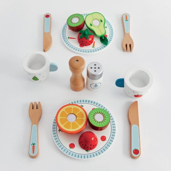 Wooden Toy Dinner Set - Image 2