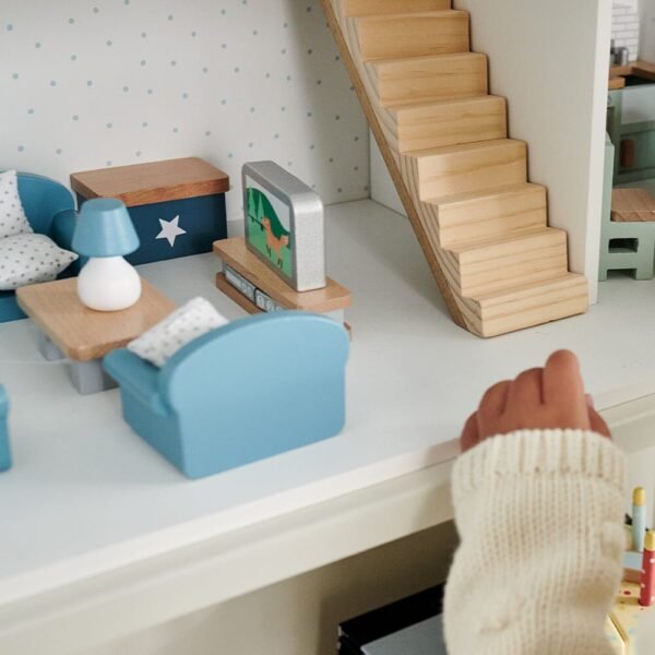 Wooden Doll's House Furniture, Living Room - Image 2
