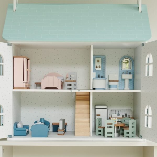 Wooden Doll's House Furniture, Living Room - Image 4
