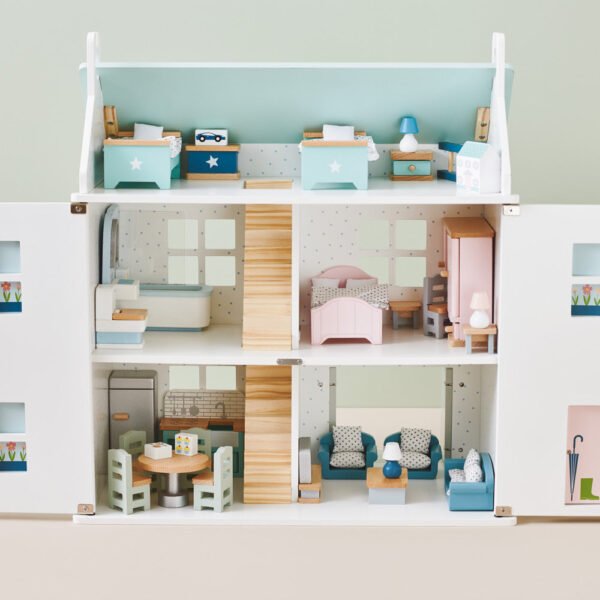 Wooden Doll's House Furniture, Children's Bedroom - Image 7