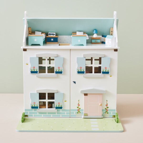 Wooden Doll's House Furniture, Children's Bedroom - Image 5