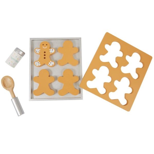 Wooden Gingerbread Toy Baking Set - Image 3