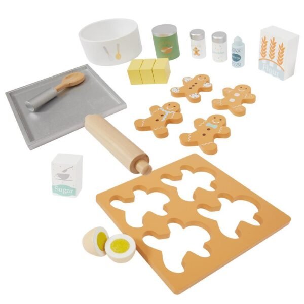 Wooden Gingerbread Toy Baking Set - Image 8