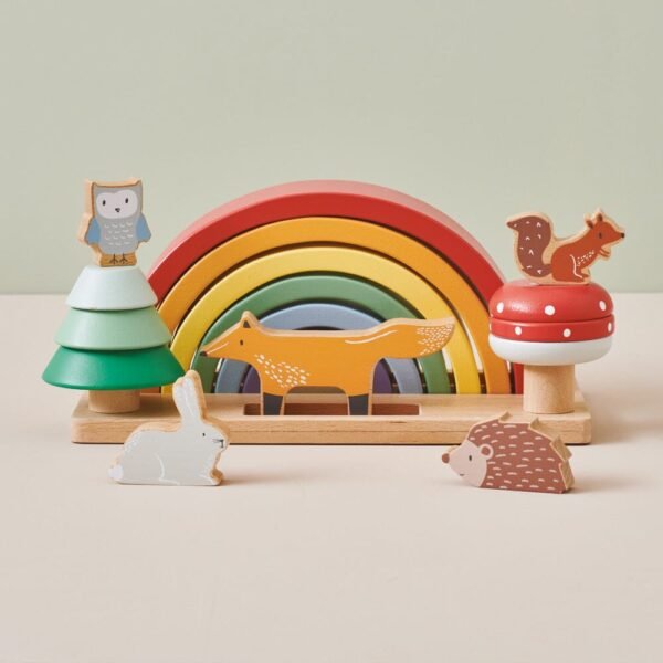 3-in-1 Wooden Rainbow Toy - Image 5