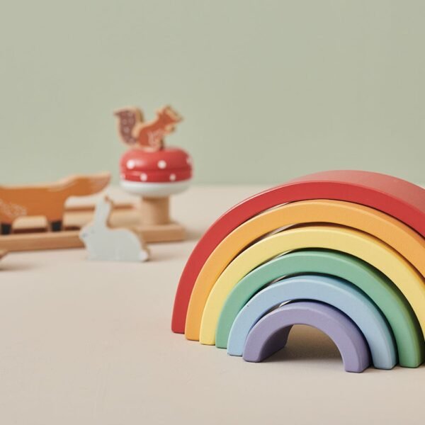 3-in-1 Wooden Rainbow Toy - Image 3